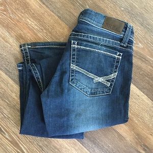 BKE 28L stretchy mid-rise jeans